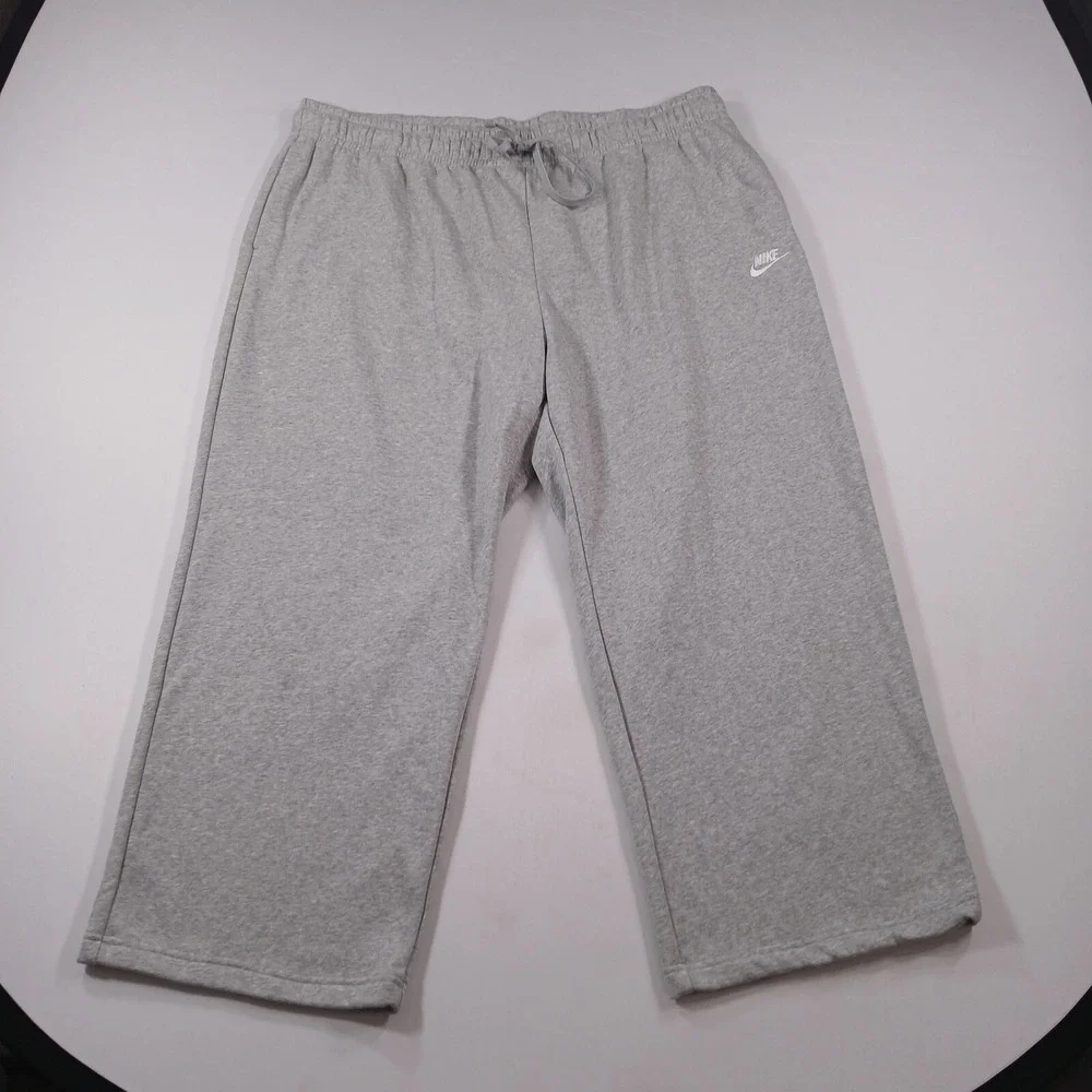 Nike Club Fleece Sweatpants Womens 3X Plus Size Sportswear Mid-Rise Wide-Leg NEW